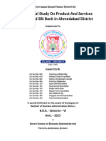 An Analytical Study of Product and Services of HDFC and Sbi