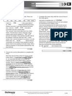 B2+ UNIT 1 Test Standard