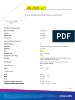 Commscope UNJ600T-WH Spec