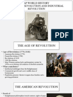 Political and Industrial Revolution