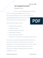 What Is Integrated Circuit (IC)