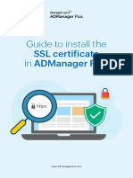 Guide To Install The SSL Certificate in Admanager Plus