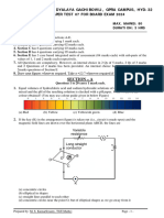 Science Class X Sample Paper Test 07 For Board Exam 2024