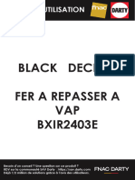 Black Decker Fer A Repasser A VAP BXIR2403E: Manuel D'Utilisation