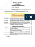 Performance Task Science 10 Q2 W5