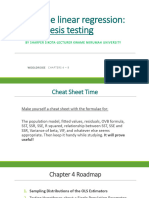 Sampling Distributions of The OLS Estimators