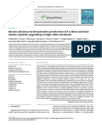 Recent Advances in Fermentative Production of C4 Diols and Their Chemo-Catalytic Upgrading To High-Value Chemicals