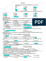 REVIEW 2 Unit 4 5 KEY