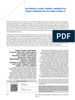 Perioperative Fasting and Feeding in Adults, Obstetric, Paediatric and Bariatric Population-Practice Guidelines From The Indian Society of Anaesthesiologists