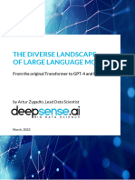 The Diverse Landscape of Large Language Models Deepsense Ai