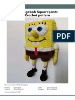 Spongebob Crochet Pattern - Yume Design