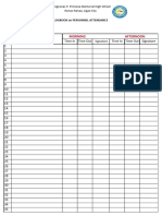 Attendance New Format