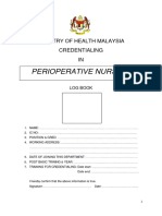 3) Buku Log Clinical Practice Record PERIOPERATIVE CARE