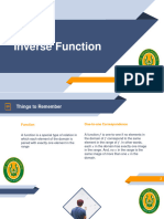 Lesson 5 - Inverse Function