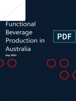 OD5502 Functional Beverage Production in Australia Industry Report