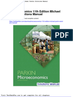 Dwnload Full Microeconomics 11th Edition Michael Parkin Solutions Manual PDF