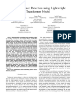 Indoor Violence Detection Using Video Transformer