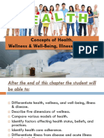 Chapter 1-Concept of Health & Illness