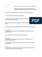 HMS 4601 Journal Club School Based Physical Activity and Changes in