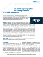 Non-Invasive Glucose Monitoring Using Optical Sensor and Machine Learning Techniques For Diabetes Applications