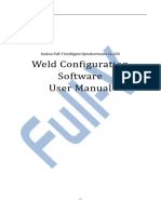 001 Full-V Weld Configuration Software - 1R2 - 221031