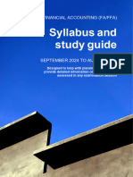 FA FFA S24-J25 Syllabus and Study Guide - Final