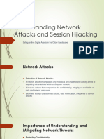 Understanding Network Attacks and Session Hijacking