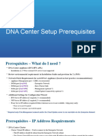 DNAC Prerequisites