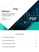 Mastering Manufacturing Metrics