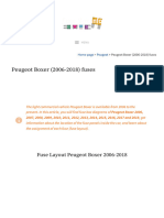 Fuse Box Diagram Peugeot Boxer (2006-2018)