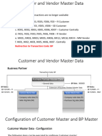 The Changes Made in SAP For Vendor & Customer Master