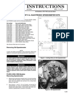 Instructions: Replacement 5 In. Electronic Speedometer Kits