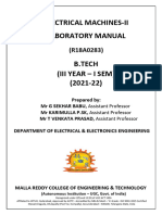 Electrical Machines II