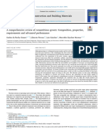 A Comprehensive Review of Cementitious Grouts - Composition, Properties, Requirements and Advanced Performance