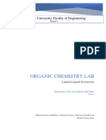 Liquid-Liquid Extraction Report