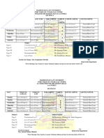 3 Yr Time Table