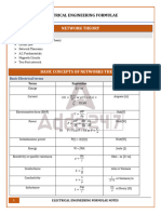 Electrical Formula Notes