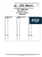 Answer Key Mains PH IV Sankalp2325 PCM - 9!2!2024