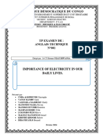 TD Anglais Tech Final Elec