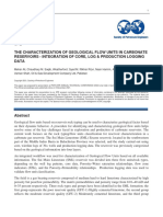 The Characterization of Geological Flow Units in Carbonate Reservoirs - SPE Format