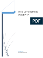 Web Development Using PHP