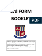 3RD Form Booklet