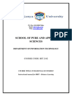 BIT2102 Fundamentals of Internet MODULE