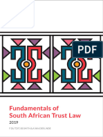 Fundamentals of South African Trust Law 1st Ed