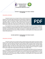 Data Analysis and Interpretation of Test Result 2