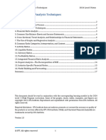 LM11 Financial Analysis Techniques IFT Notes