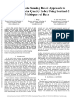 A Novel Remote Sensing Based Approach To Estimate The Water Quality Index Using Sentinel-2 Multispectral Data