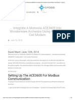 Integrate A Motorola ACE3600 Into Wonderware Archestra Using A RedLion Cell Modem - CrossCo