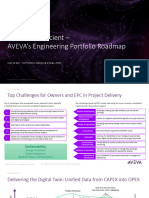 UC22NA 01EE10 AVEVA Debeer Ever More Efficient AVEVAs Engineering Roadmap