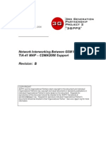 Network Inter Working Between GSM MAP and ANSI-41 CDMA